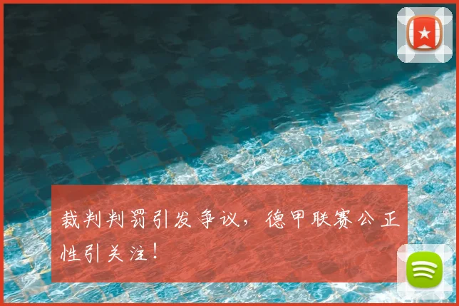 裁判判罚引发争议，德甲联赛公正性引关注！
