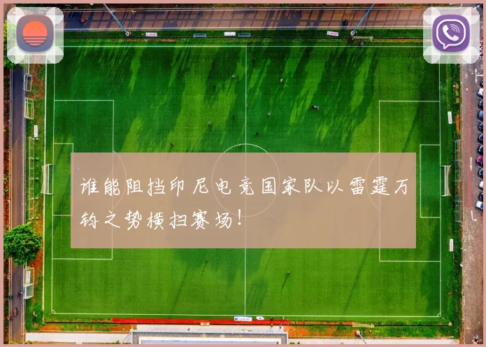 谁能阻挡印尼电竞国家队以雷霆万钧之势横扫赛场！